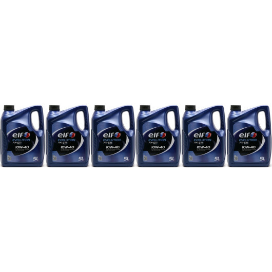 Elf Evolution 700 STI 10W-40 Diesel & Benziner Motoröl 6x 5 = 30 Liter