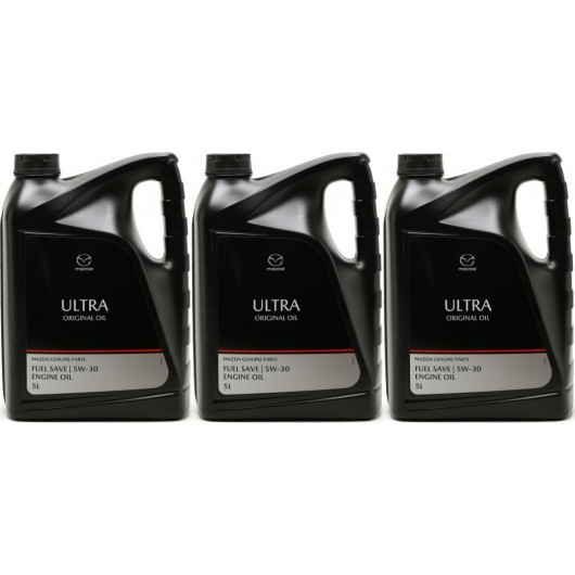 Original Mazda Ultra 5W-30 Motoröl 3x 5 = 15 Liter - SAE 5W-30 - Auto ...