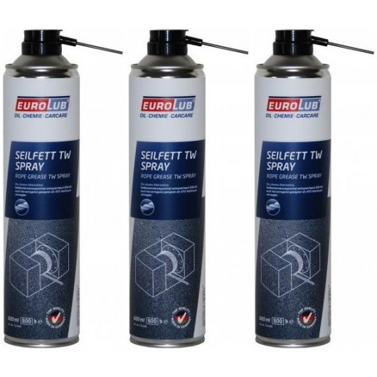 Eurolub Hohlraum-Versiegler Seilfett TW/ Spray 3x 600ml