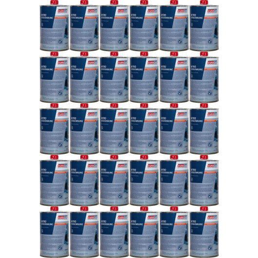 EUROLUB Nitroverdünnung, Verdünner 30x 1l = 30 Liter