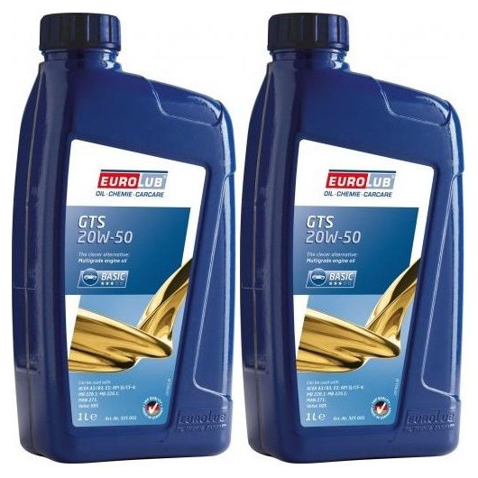 EUROLUB GTS SAE 20W-50 2x 1l = 2 Liter