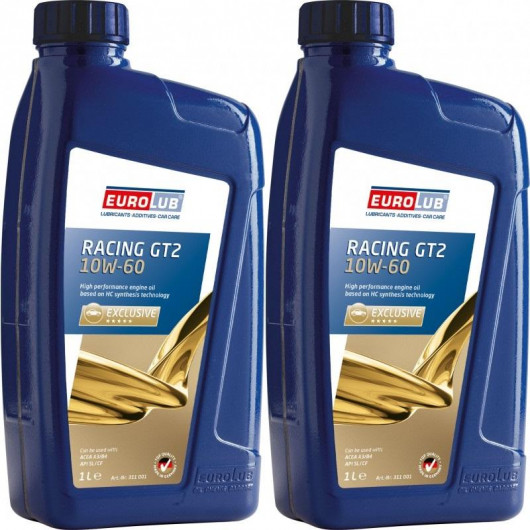 EUROLUB GT2 10W-60 Motoröl 2x 1l = 2 Liter