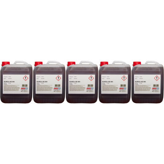 EUROLUB wassermischbarer Kühlschmierstoff W4 5x 5 = 25 Liter