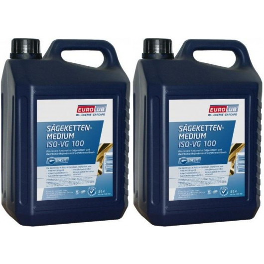 Eurolub Sägekettenmedium 2x 5 = 10 Liter