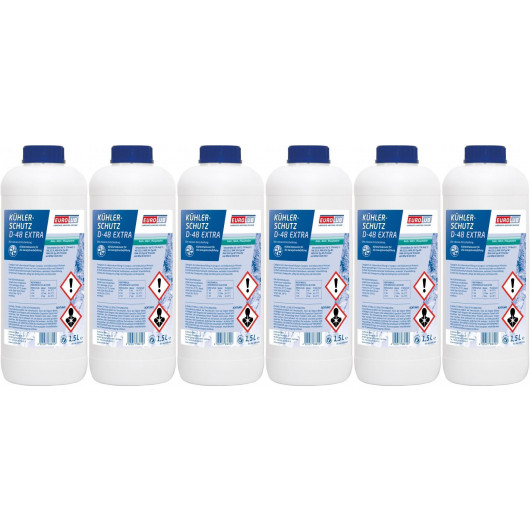 Eurolub Kühlerfrostschutz D-48 Extra Konzentrat 6 x 1,5 = 9 Liter