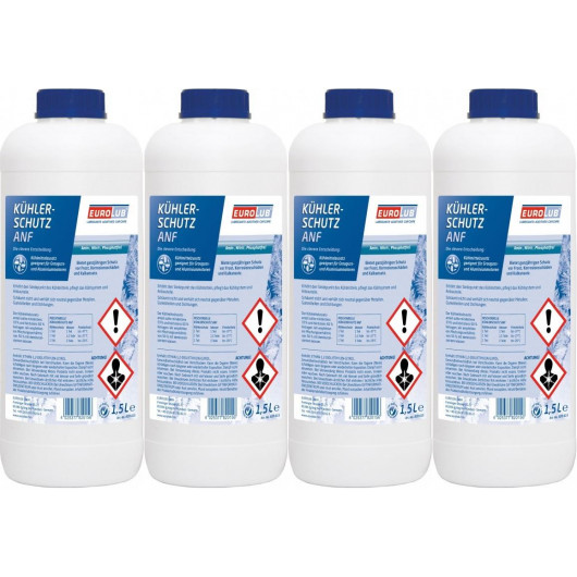 Eurolub Kühlerfrostschutz ANF Konzentrat 4 x 1,5 = 6 Liter