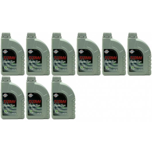 FUCHS TITAN Supersyn D1 5W-30 Motoröl 9x 1l = 9 Liter - SAE 5W-30 ...