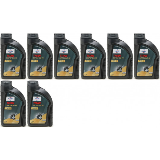 FUCHS TITAN Sintopoid FE 75W-85 Getriebeöl 8x 1l = 8 Liter