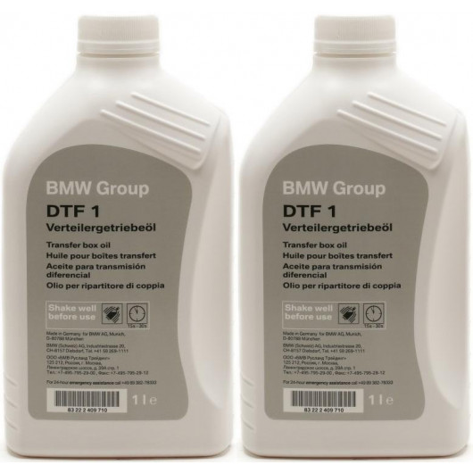 Original BMW Getriebeöl Verteilergetriebeöl DTF 1 xDrive 1 Liter 2x 1l = 2 Liter
