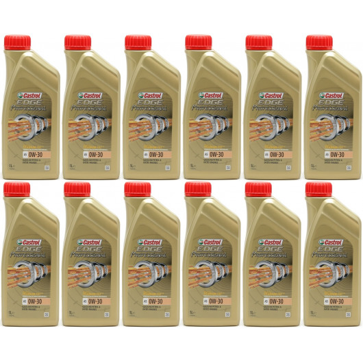 Castrol Edge Professional A5 0W-30 Fluid Titanium (VOLVO A5/B5) 12x1l=12 Liter