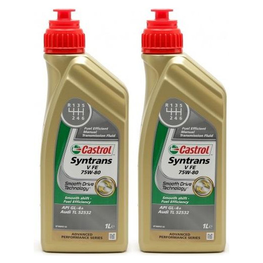 Castrol Transmax Manual V 75W-80 Schaltgetriebeöl 2x 1l = 2 Liter