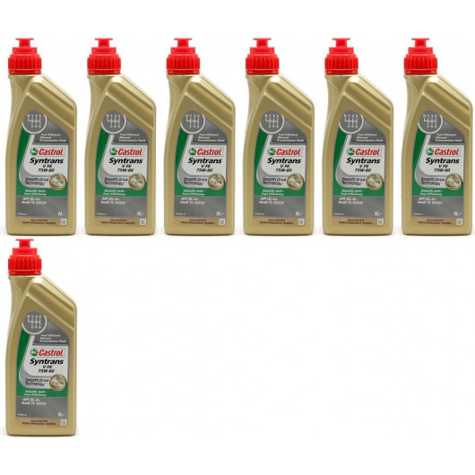 Castrol Transmax Manual V 75W-80 Schaltgetriebeöl 7x 1l = 7 Liter