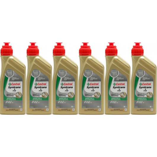 Castrol Transmax Manual EP 80W-90 Schaltgetriebeöl 6x 1l = 6 Liter