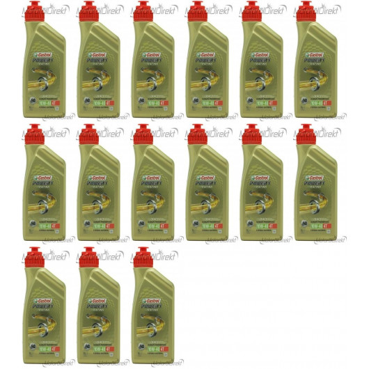 Castrol Power 1 Racing 4T 10W-40 Motorrad Motoröl 5x 1l = 5