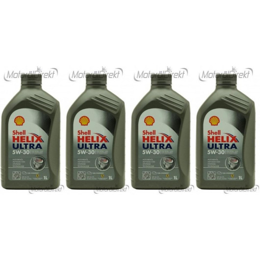 Shell Helix Ultra 5W-30 Motoröl 4x 1l = 4 Liter