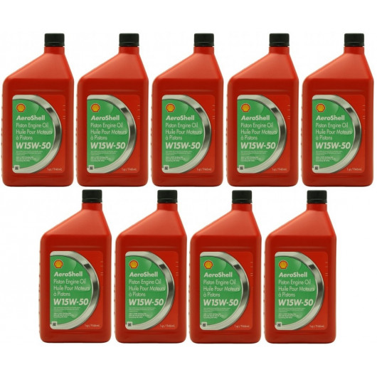 Shell Aeroshell Oil W 15W-50 9x 1l = 9 Liter