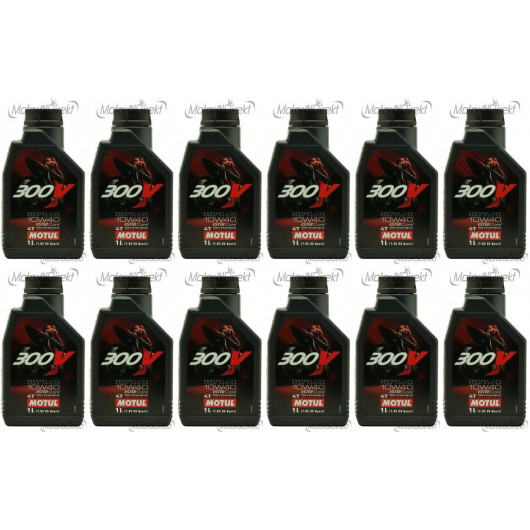 Motul 300V Factory Line Road Racing ESTER Core 10W-40 4T 12x 1l = 12 Liter