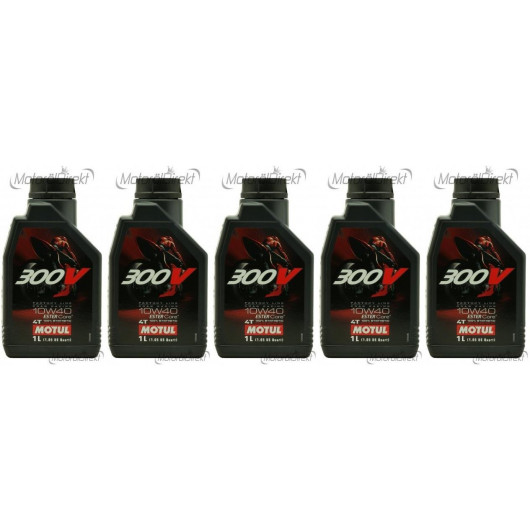Motul 300V Factory Line Road Racing ESTER Core 10W-40 4T 5x 1l = 5 Liter