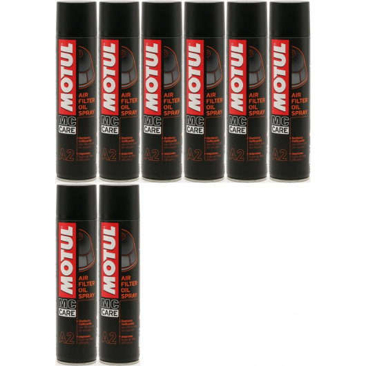 Motul A2 Air Filter Motorrad Oil Spray 8x 400 Milliliter