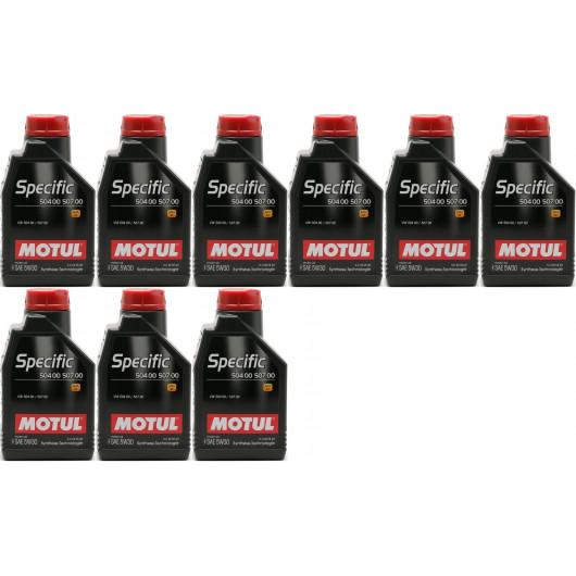 Motul Specific 5W-30 VW 504 00 - VW 507 00 Motoröl 9x 1l = 9 Liter