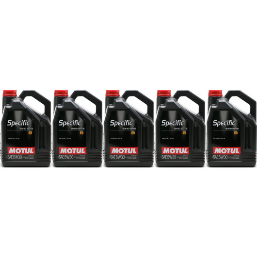 Motul Specific 5W-30 VW 504 00 - VW 507 00 Motoröl 5x 5 = 25 Liter
