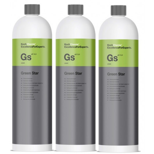 Koch-Chemie Green Star Universalreiniger 3x 1l = 3 Liter