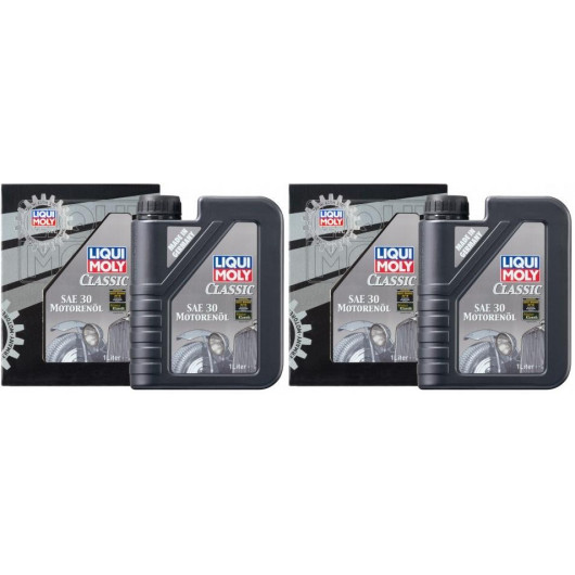 Liqui Moly 1132 Classic Motorenöl SAE 30 2x 1l = 2 Liter