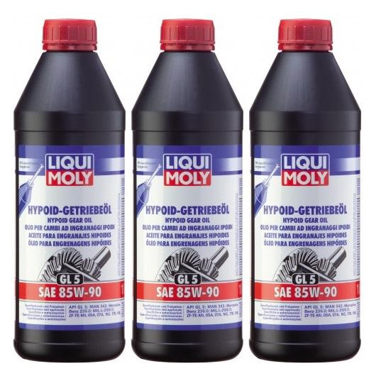 Liqui Moly 1035 Hypoid Getriebeöl GL5 SAE 85W-90 3x 1l = 3 Liter