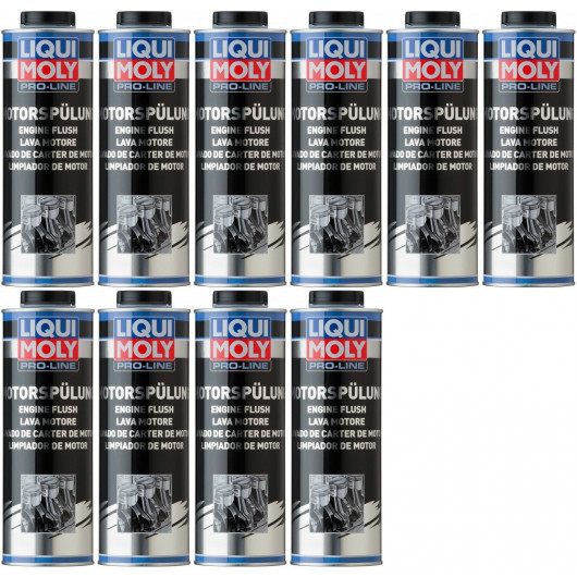 Liqui Moly 2425 Pro-Line Motorspülung 10x 1l = 10 Liter - Motorreiniger  Additiv - Öl-Additive - Additive & AdBlue 