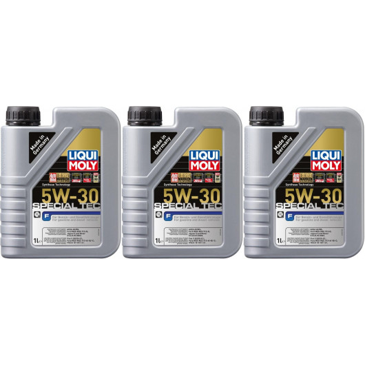 Liqui Moly 3852 Special Tec F 5W-30 Motoröl 3x 1l = 3 Liter