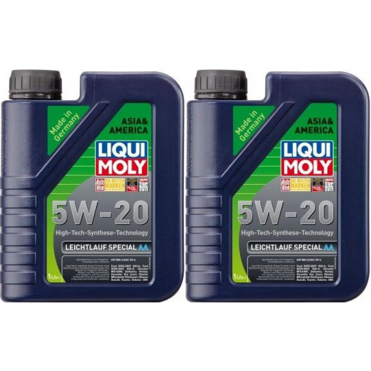 Liqui Moly 7657 Leichtlauf Special AA 5W-20 Motoröl 2x 1l = 2 Liter