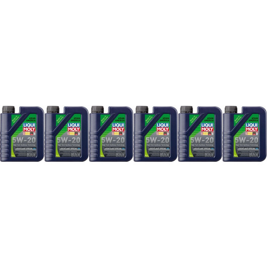 Liqui Moly 7657 Leichtlauf Special AA 5W-20 Motoröl 6x 1l = 6 Liter