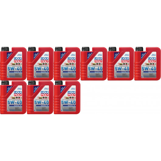 Liqui Moly 1305 Nachfüll Öl 5W-40 Motoröl 9x 1l = 9 Liter