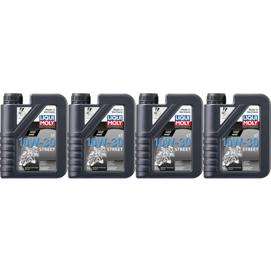 Liqui Moly 2526 Racing 4T 10W-30 Motorrad Motoröl 4x 1l = 4 Liter