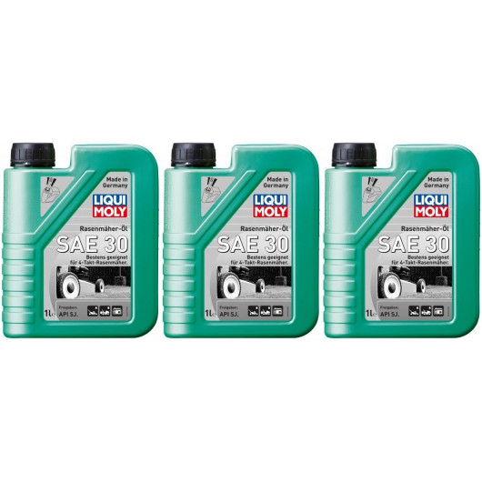 Liqui Moly 1264 Rasenmäher-Öl SAE 30 3x 1l = 3 Liter