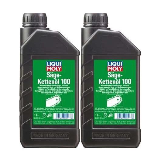 Liqui Moly 1277 Säge-Kettenöl 100 2x 1l = 2 Liter - Sägekettenöl -  Forstwirtschaft - Öle 
