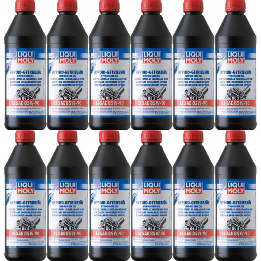 Liqui Moly 1410 Hypoid-Getriebeöl (GL 5) LS SAE 85W-90 12x 1l = 12 Liter