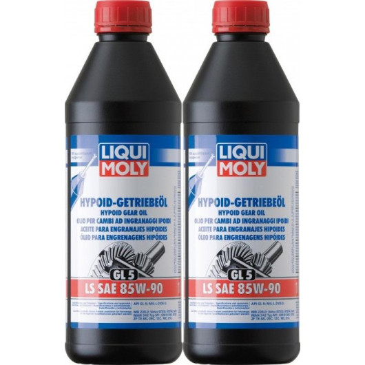 Liqui Moly 1410 Hypoid-Getriebeöl (GL 5) LS SAE 85W-90 2x 1l = 2 Liter