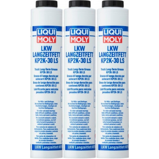 Liqui Moly 3348 LKW Langzeitfett KP2K -35 Lube Shuttle Fett 3x 400 Gramm
