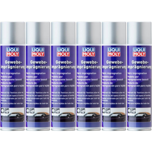 Liqui Moly 1594 Gewebe-Imprägnierung 6x 400 Milliliter