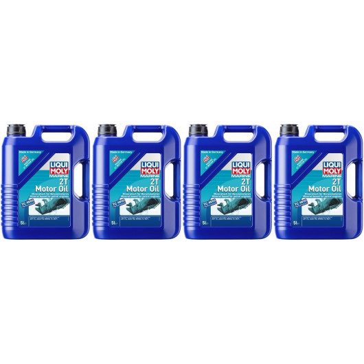 Liqui Moly 25020 Marine 2T Motor Oil 4x 5 = 20 Liter