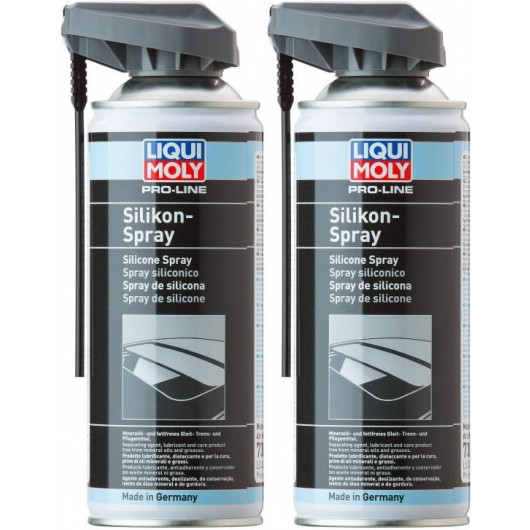 Liqui Moly 7389 Pro-Line Silikon-Spray 2x 400 Milliliter