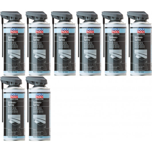 Liqui Moly 7389 Pro-Line Silikon-Spray 8x 400 Milliliter
