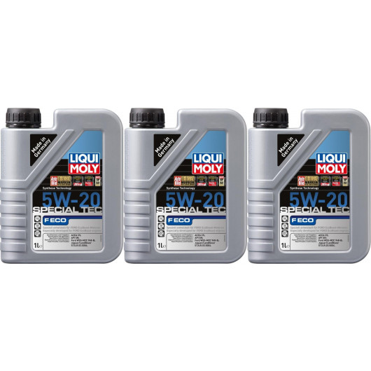 Liqui Moly 3840 Special Tec F ECO 5W-20 Motoröl 3x 1l = 3 Liter