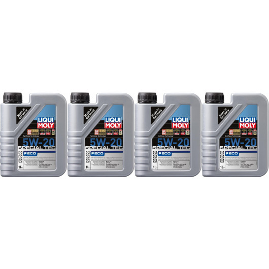 Liqui Moly 3840 Special Tec F ECO 5W-20 Motoröl 4x 1l = 4 Liter