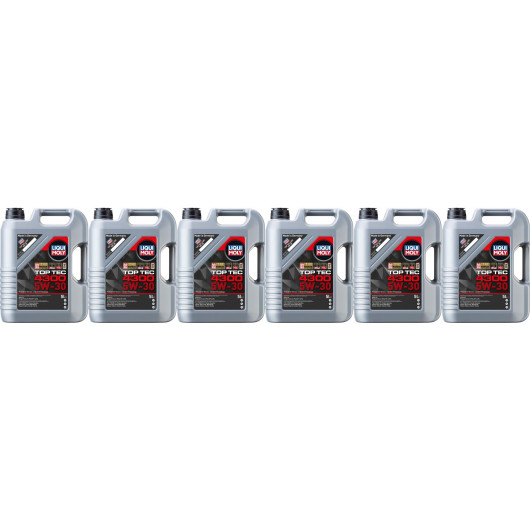 Liqui Moly 3741 5W-30 Top Tec 4300 Motoröl 6x 5 = 30 Liter