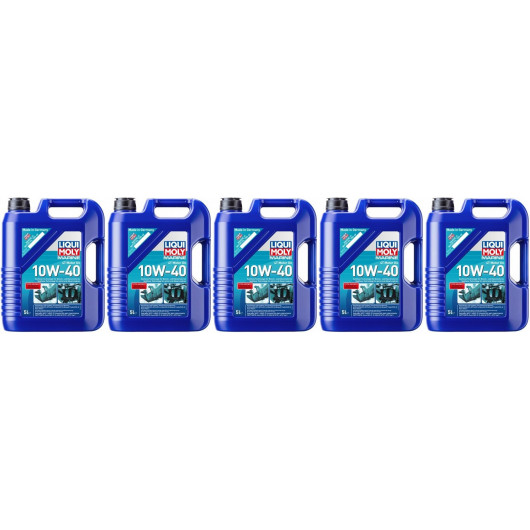 Liqui Moly 25013 Marine Motoroil 4T 10W-40 5x 5 = 25 Liter