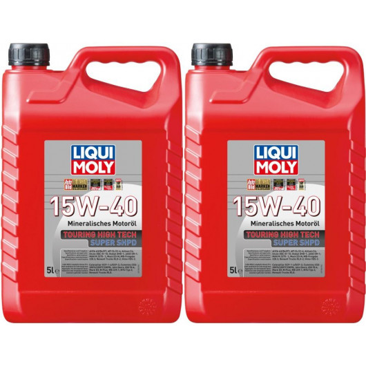 Liqui Moly 1084 Touring High Tech Super SHPD 15W-40 Motoröl 2x 5 = 10 Liter