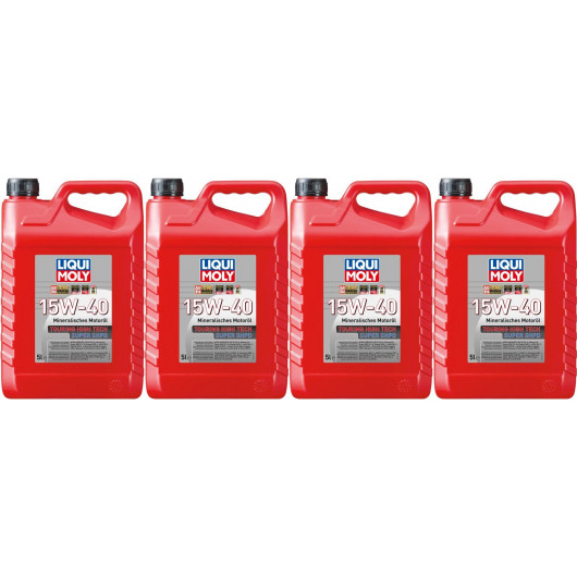 Liqui Moly 1084 Touring High Tech Super SHPD 15W-40 Motoröl 4x 5 = 20 Liter