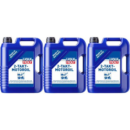 Liqui Moly 1189 2-Takt-Motoröl selbstmischend teilsynthetisches 3x 5 = 15 Liter